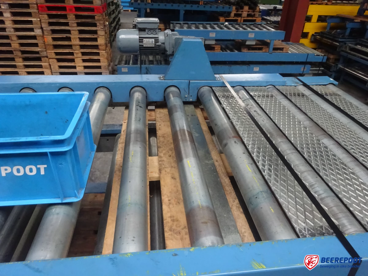 Aangedreven palletrollenbanen